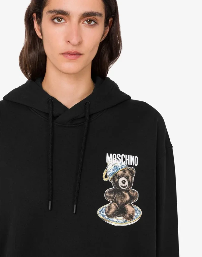 Sweat-shirt en coton biologique Moschino Teddy Bear Sweat-shirt en coton biologique Moschino Teddy Bear