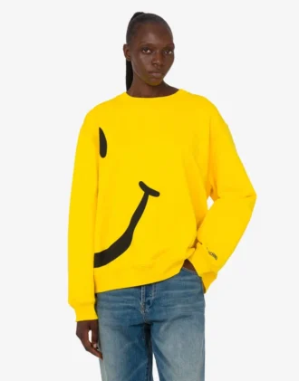 Sweat-shirt en coton biologique Smiley®