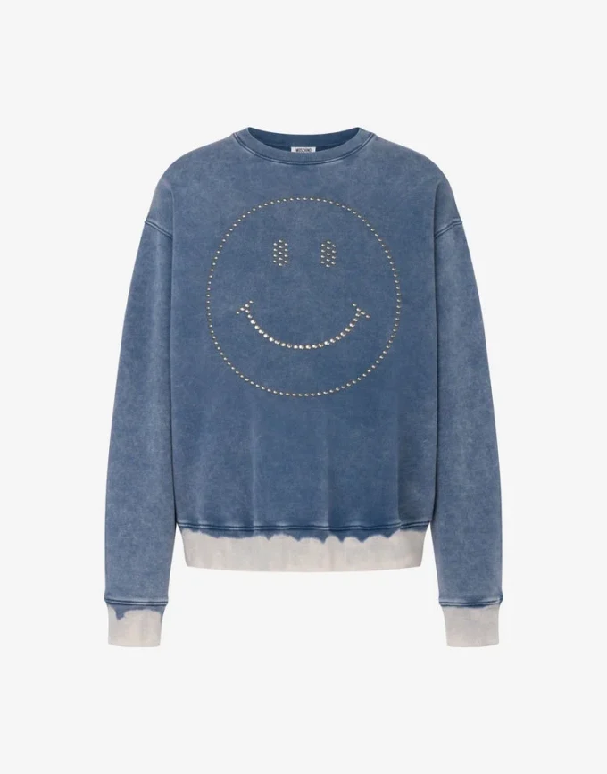 Sweat-shirt en coton biologique Smiley®