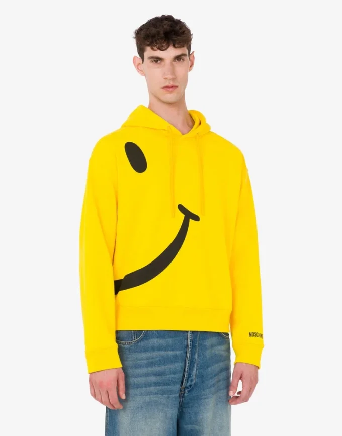 Sweat-shirt en coton biologique Smiley®