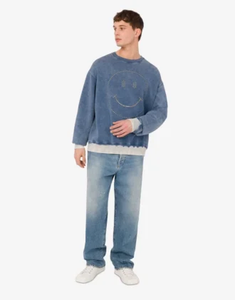 Sweat-shirt en coton biologique Smiley®