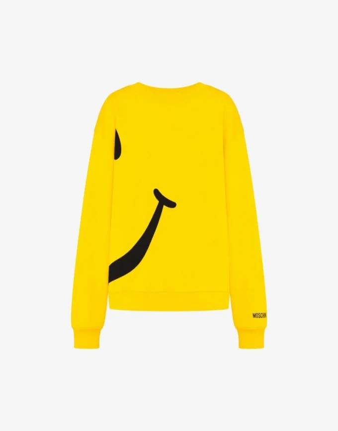 Sweat-shirt en coton biologique Smiley®