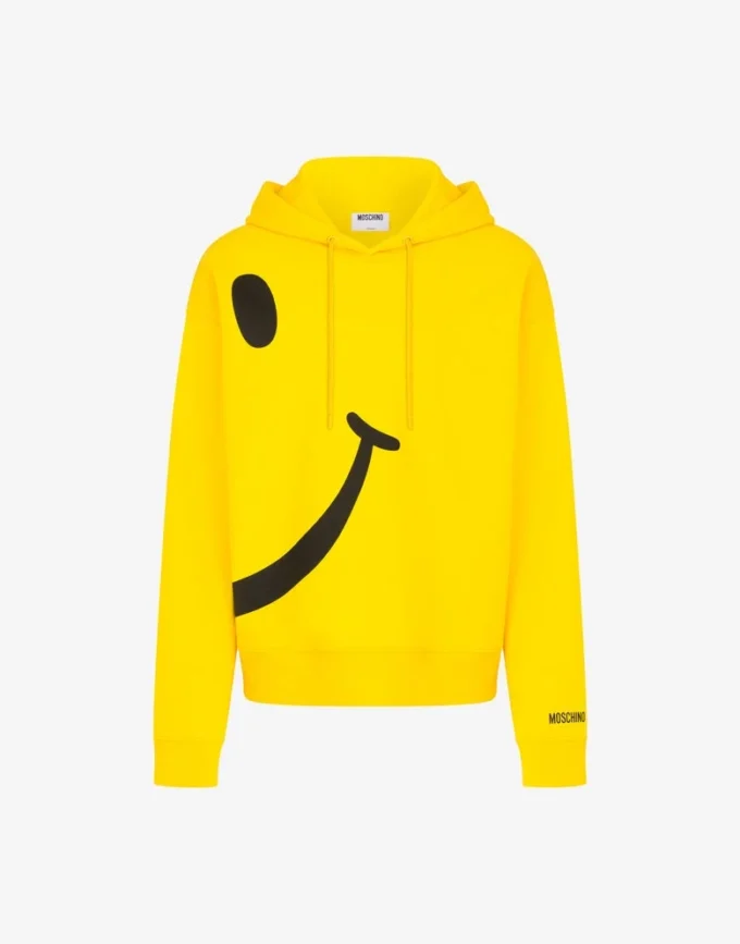 Sweat-shirt en coton biologique Smiley®