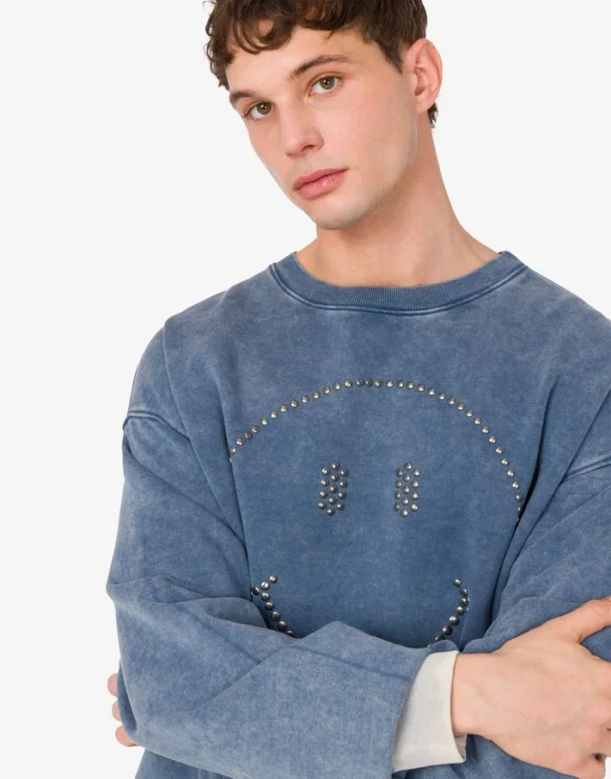 Sweat-shirt en coton biologique Smiley®