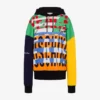 Sweat-shirt en coton imprimé