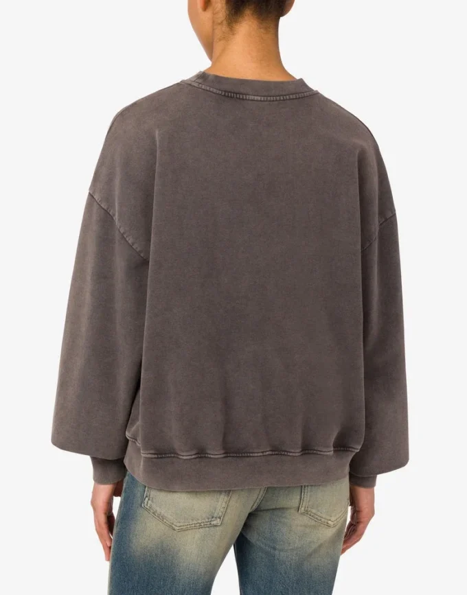 Sweat-shirt en coton imprimé