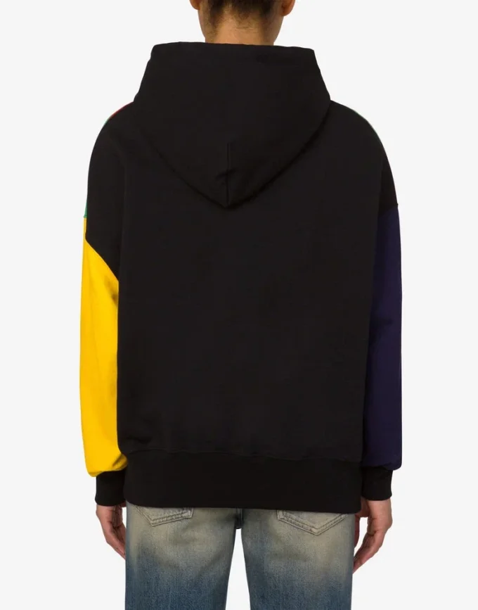 Sweat-shirt en coton imprimé