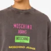 Sweat-shirt en coton imprimé
