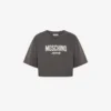 T-shirt court en jersey de coton imprimé
