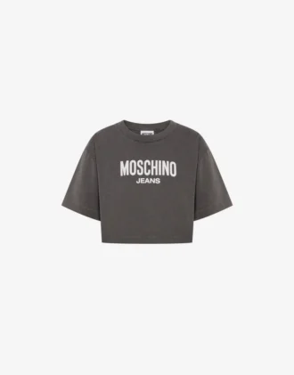 T-shirt court en jersey de coton imprimé
