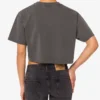 T-shirt court en jersey de coton imprimé