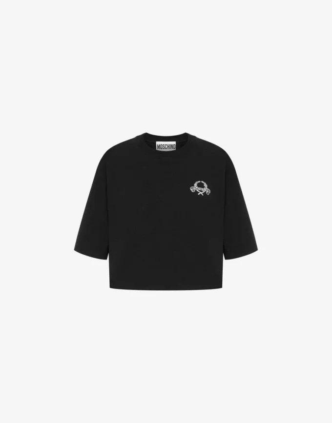 T-shirt court Laurel Crown Logo