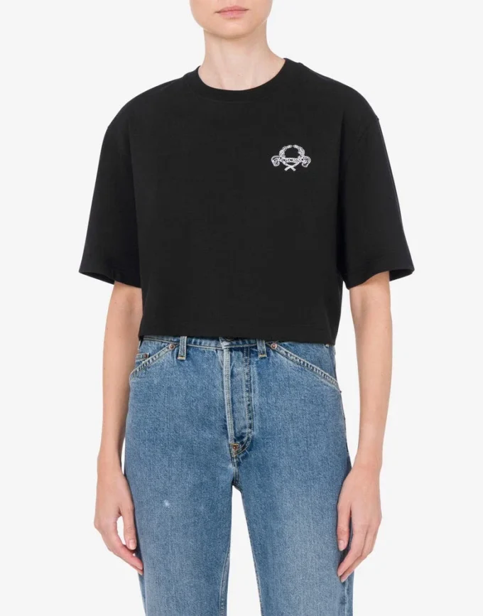 T-shirt court Laurel Crown Logo