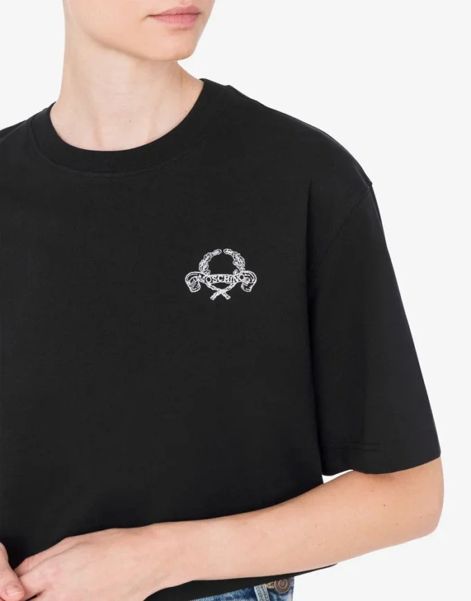 T-shirt court Laurel Crown Logo