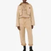 Veste en drill teinte en pièce