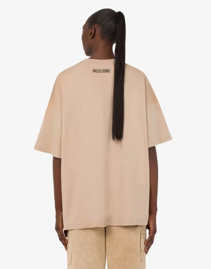T-shirt en coton épais imprimé
