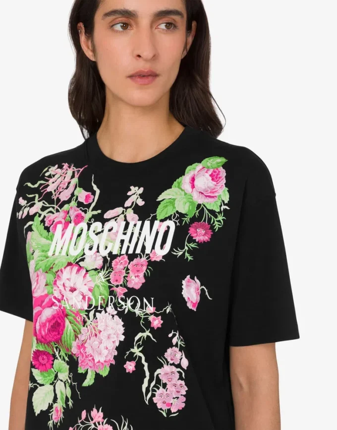 T-shirt en coton épais imprimé