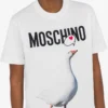 T-shirt en jersey biologique Imprimé oie T-shirt en jersey biologique Imprimé oie