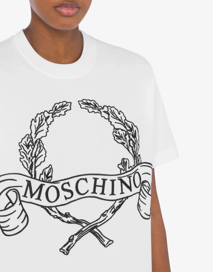 T-shirt en jersey biologique Logo Laurel Crown
