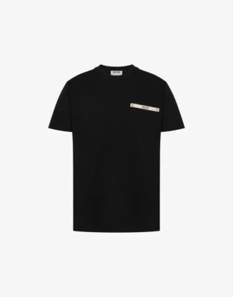 T-shirt en jersey de coton biologique brodé T-shirt en jersey de coton biologique brodé