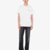 T-shirt en jersey de coton biologique brodé T-shirt en jersey de coton biologique brodé