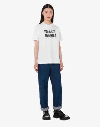 T-shirt en jersey de coton biologique brodé