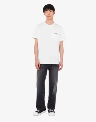 T-shirt en jersey de coton biologique brodé