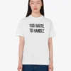 T-shirt en jersey de coton biologique brodé
