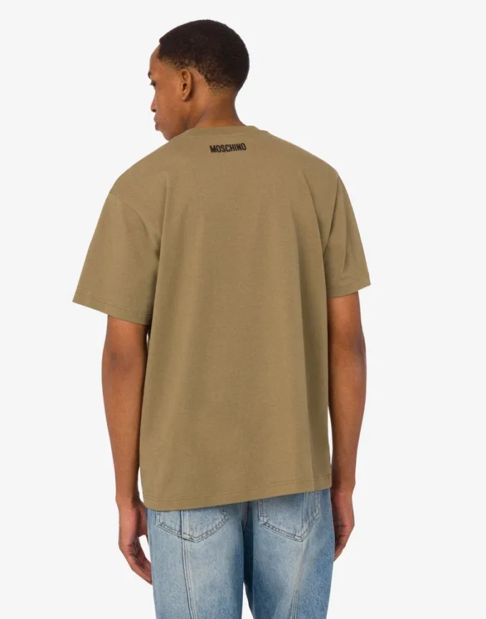 T-shirt en jersey de coton biologique brodé T-shirt en jersey de coton biologique brodé