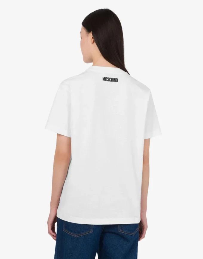 T-shirt en jersey de coton biologique brodé