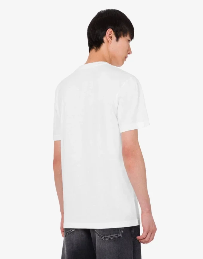 T-shirt en jersey de coton biologique brodé T-shirt en jersey de coton biologique brodé