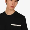 T-shirt en jersey de coton biologique brodé T-shirt en jersey de coton biologique brodé