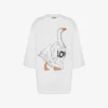 T-shirt en jersey de coton biologique Goose T-shirt en jersey de coton biologique Goose