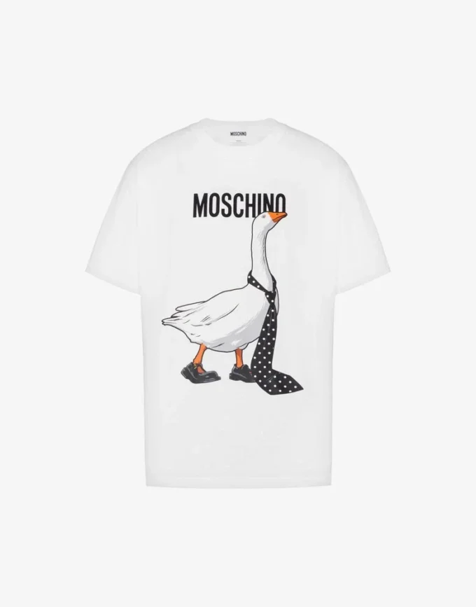 T-shirt en jersey de coton biologique Goose