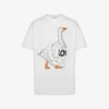 T-shirt en jersey de coton biologique Goose T-shirt en jersey de coton biologique Goose