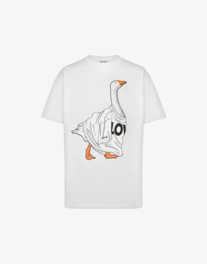 T-shirt en jersey de coton biologique Goose T-shirt en jersey de coton biologique Goose