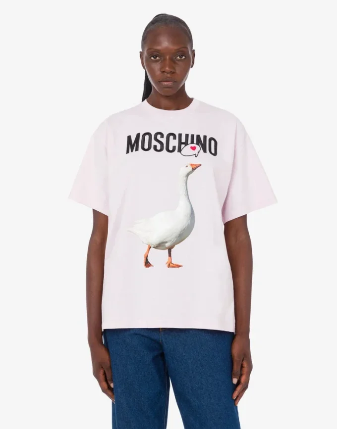 T-shirt en jersey de coton biologique Goose