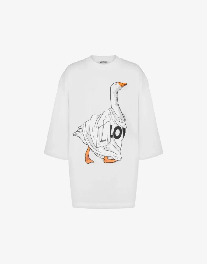 T-shirt en jersey de coton biologique Goose T-shirt en jersey de coton biologique Goose
