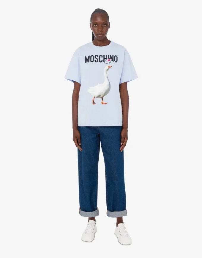T-shirt en jersey de coton biologique Goose