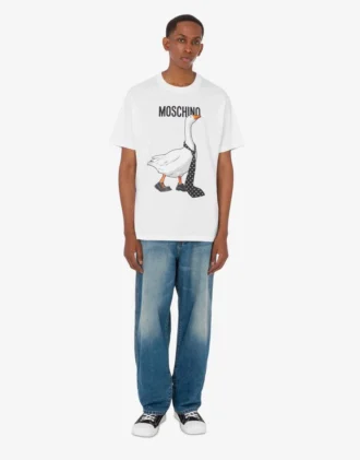 T-shirt en jersey de coton biologique Goose