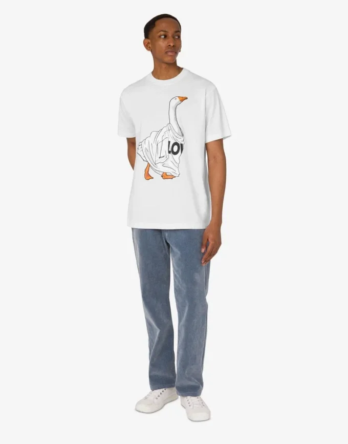 T-shirt en jersey de coton biologique Goose T-shirt en jersey de coton biologique Goose