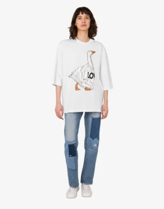 T-shirt en jersey de coton biologique Goose