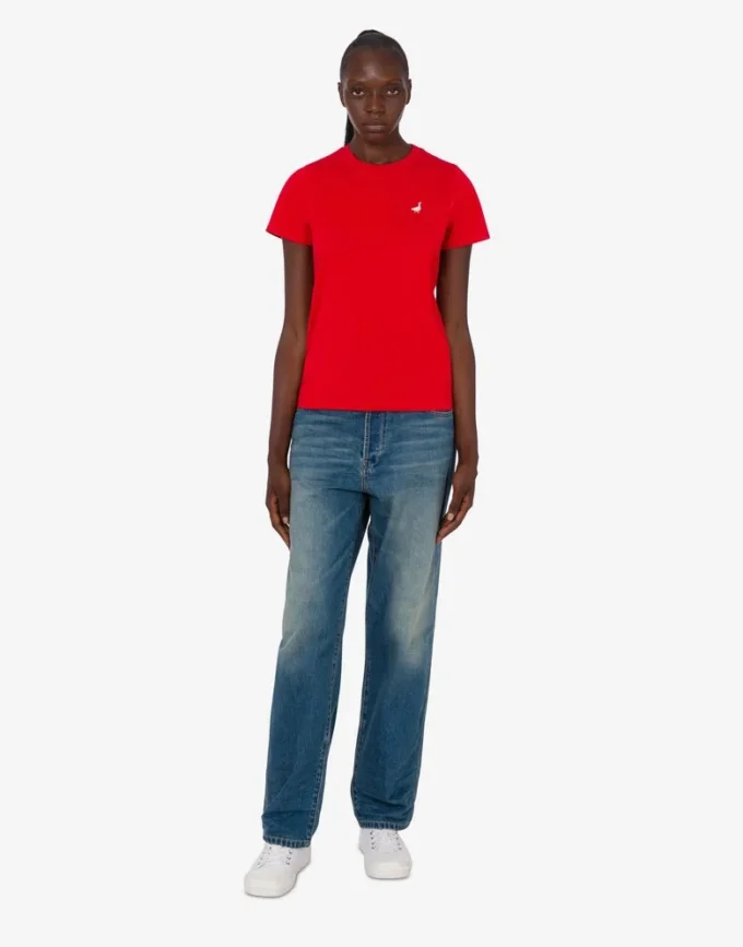 T-shirt en jersey de coton biologique Goose T-shirt en jersey de coton biologique Goose