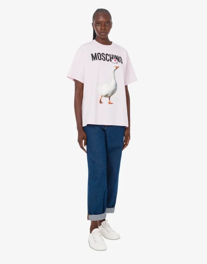 T-shirt en jersey de coton biologique Goose