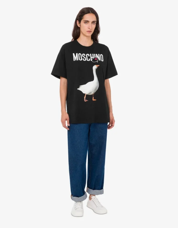 T-shirt en jersey de coton biologique Goose