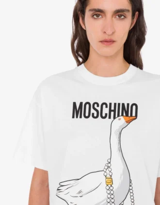 T-shirt en jersey de coton biologique Goose T-shirt en jersey de coton biologique Goose