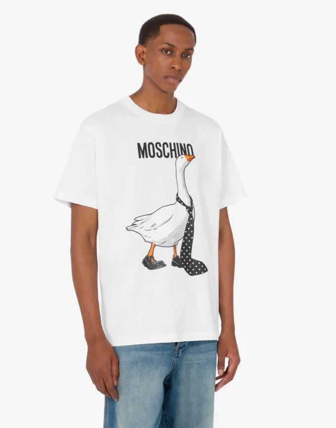 T-shirt en jersey de coton biologique Goose
