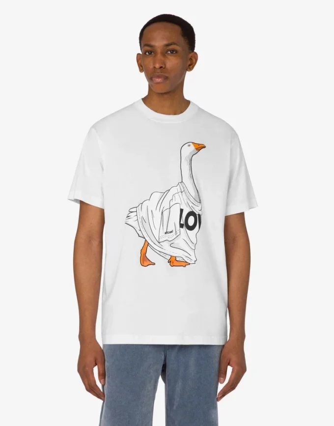 T-shirt en jersey de coton biologique Goose T-shirt en jersey de coton biologique Goose