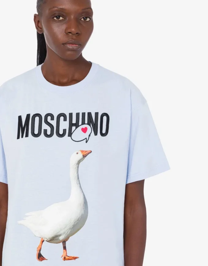 T-shirt en jersey de coton biologique Goose