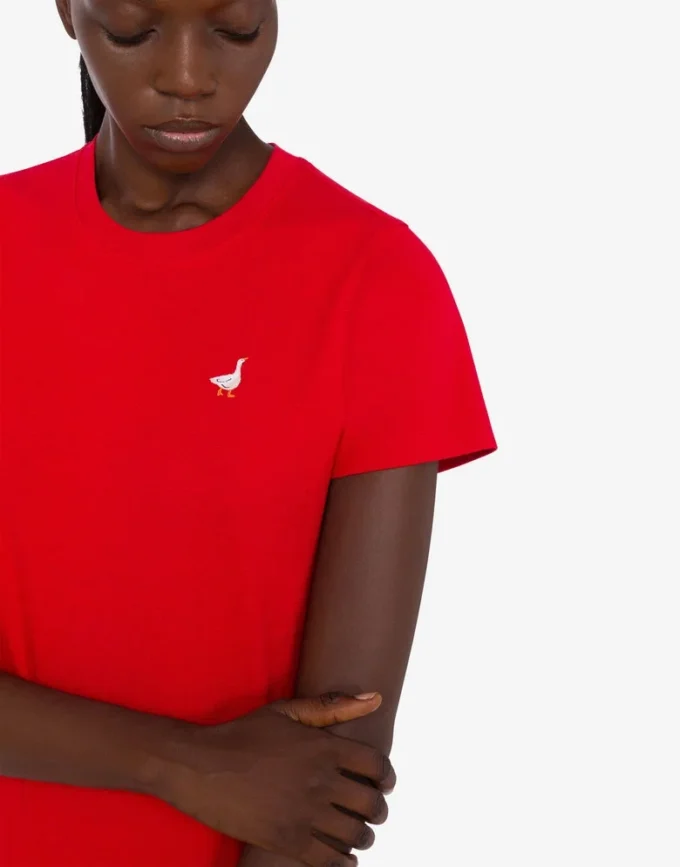 T-shirt en jersey de coton biologique Goose T-shirt en jersey de coton biologique Goose